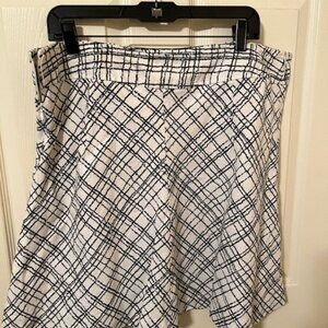 Merona Black and White Skirt - Size 16